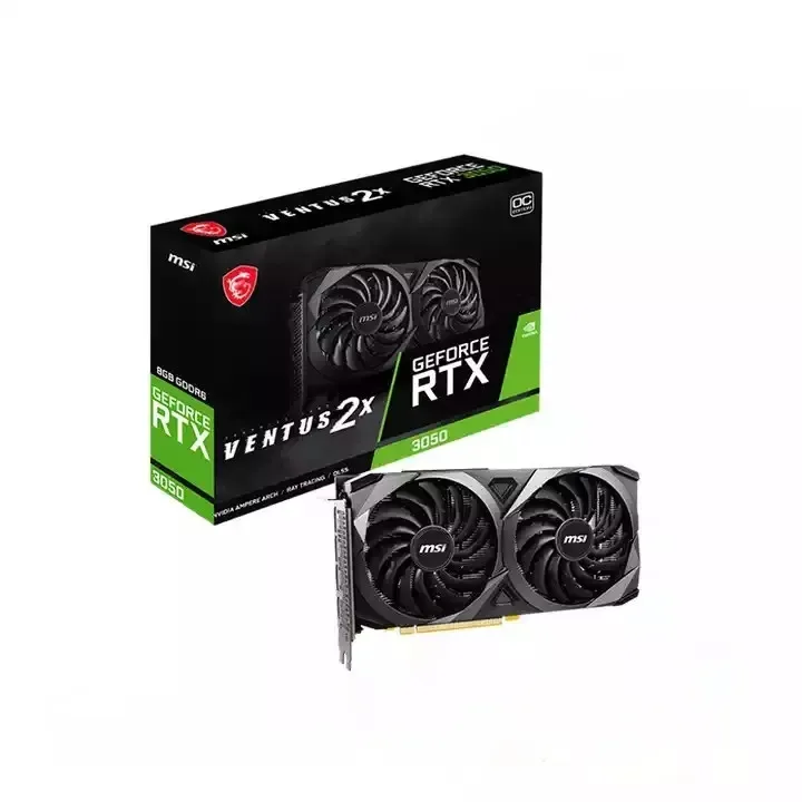 For MSI GeForce RTX 3050 2X 8G OC Support For AMD For Intel Desktop CPU LHR NEW