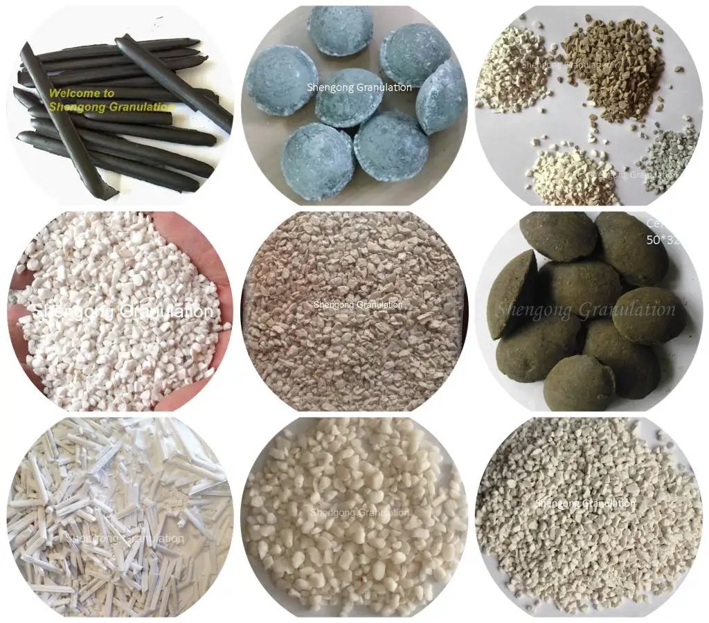  Неорганическое химическое минеральное удобрение двухроликовая пресс-машина для брикетирования шаров