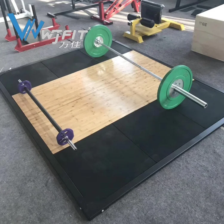 High Quality Factory Weightlifting Platform Dimensions Gym Power Training Lifting Platform For Sale