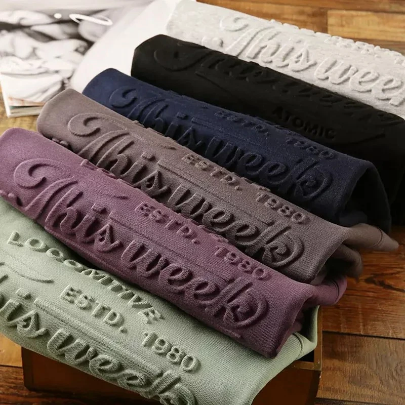 Manufacturing Custom Pullover And Zip Up Winter 400 500 600 GSM 3D Embossed Premium Hoodie Unisex