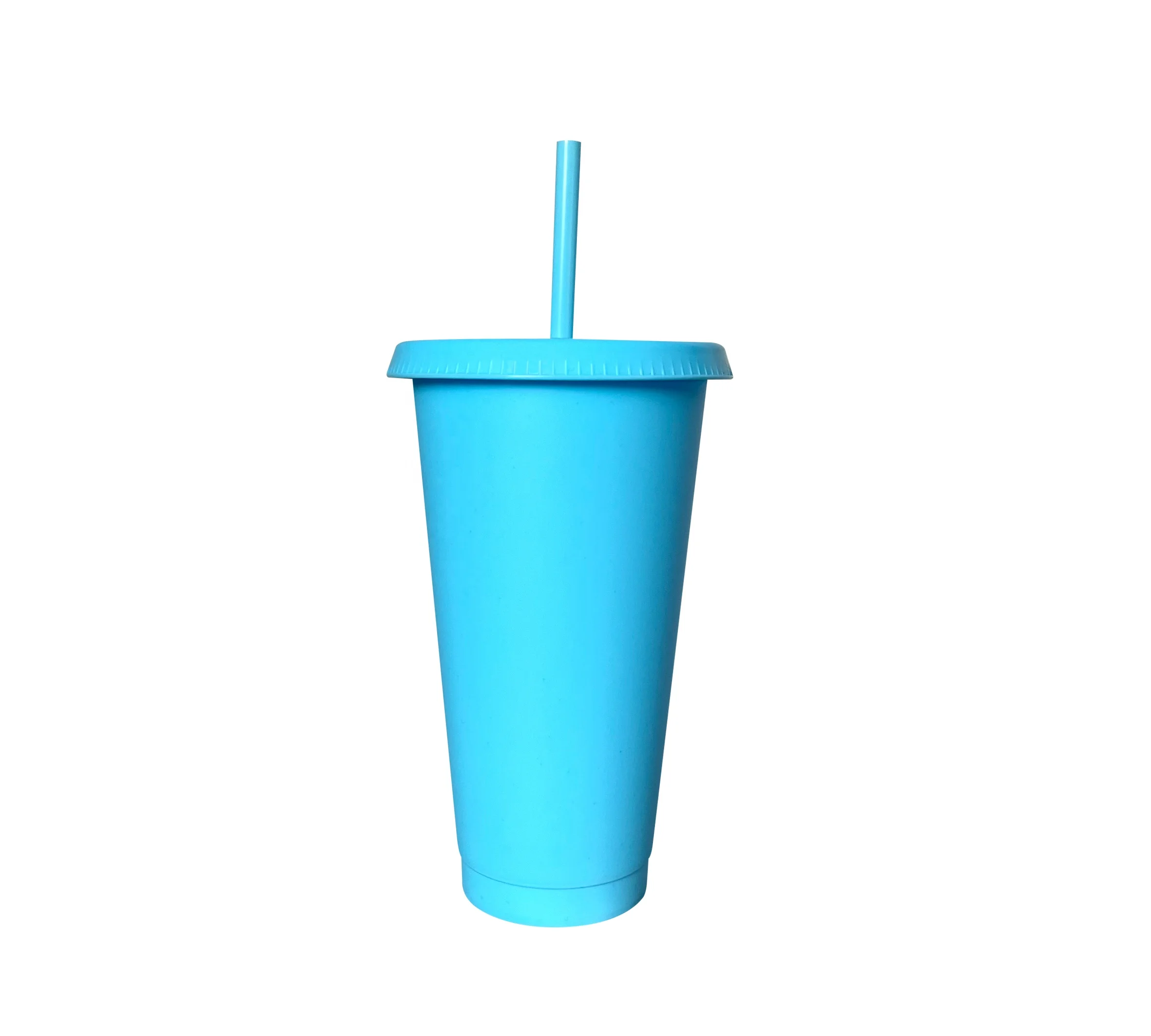 NEW 16/24 oz solid color cold cup glitter cold drink cup glitter cold cup with straw and lid