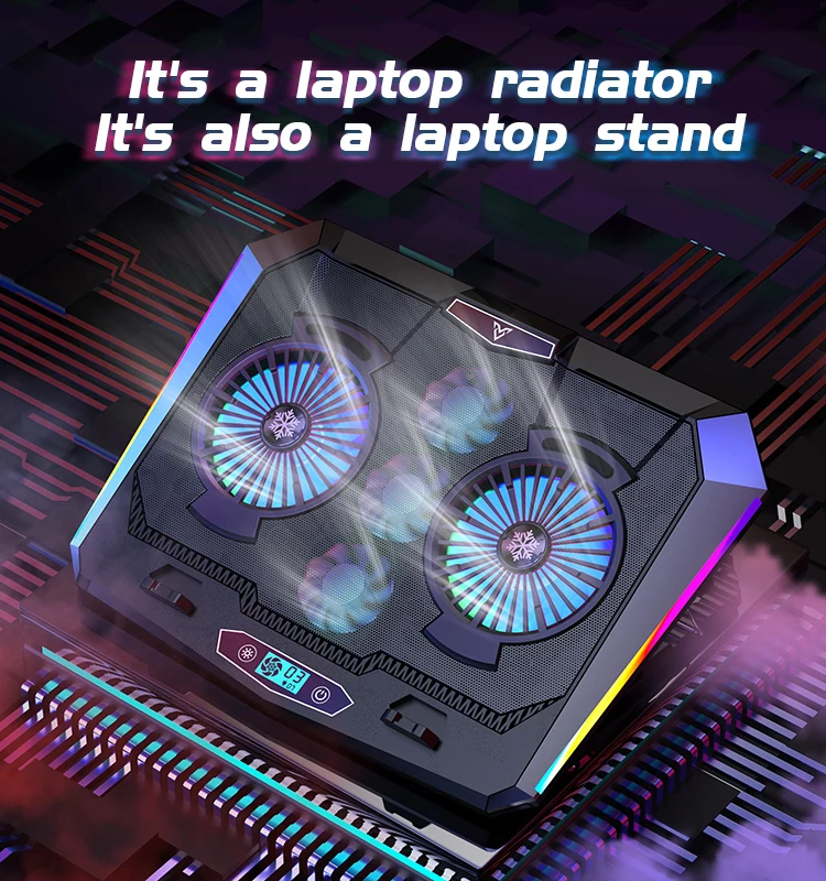 Adjustable Speed Adjustable Height, 2400 RPM CPU Cooling, Usb Powered Laptop Cooling Pad