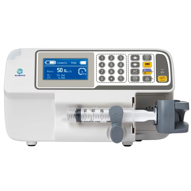 SF-610E Cheap single channel syringe pump Electric portable syringe pump for hospital use