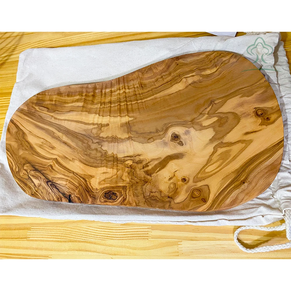 Handmade Olive Wood Cutting Board Kitchen Chopping Board 100% Olive Wood Cheese Bread Serving Board