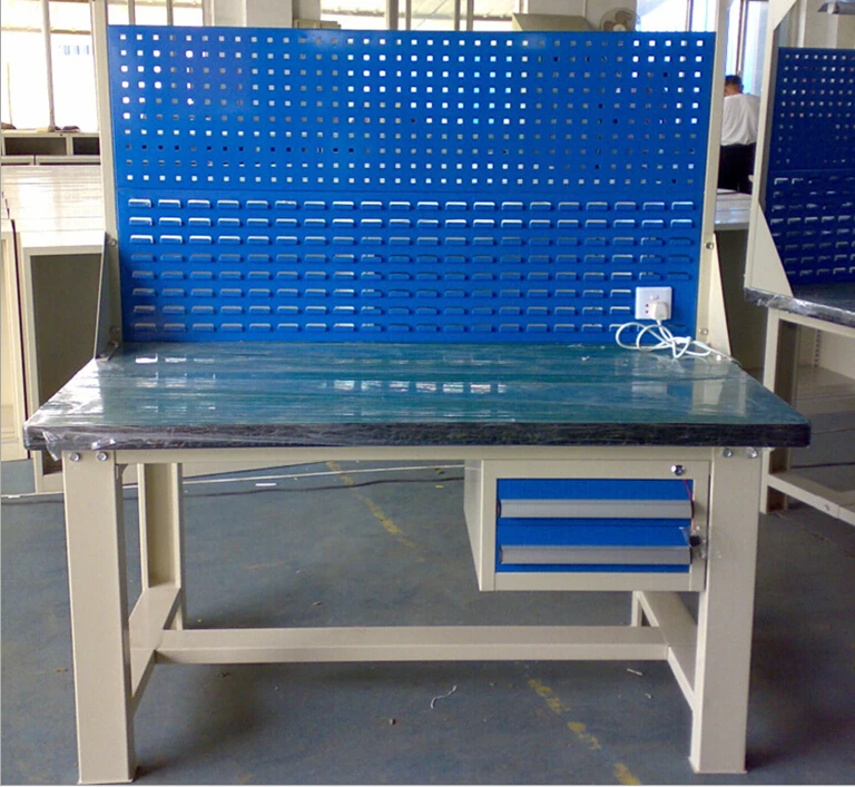 Custom Size Industrial Professional Table Technician Adjustable Heavy Duty Workbench Drawer