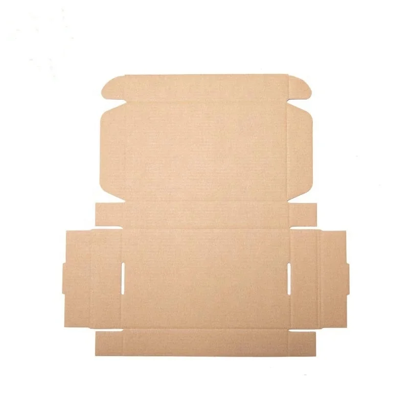 Kraft Box Wholesale Color Package Carton Small Gift Box Wigs Blank 3layer Corrugated Box Customized Size Printed Logo