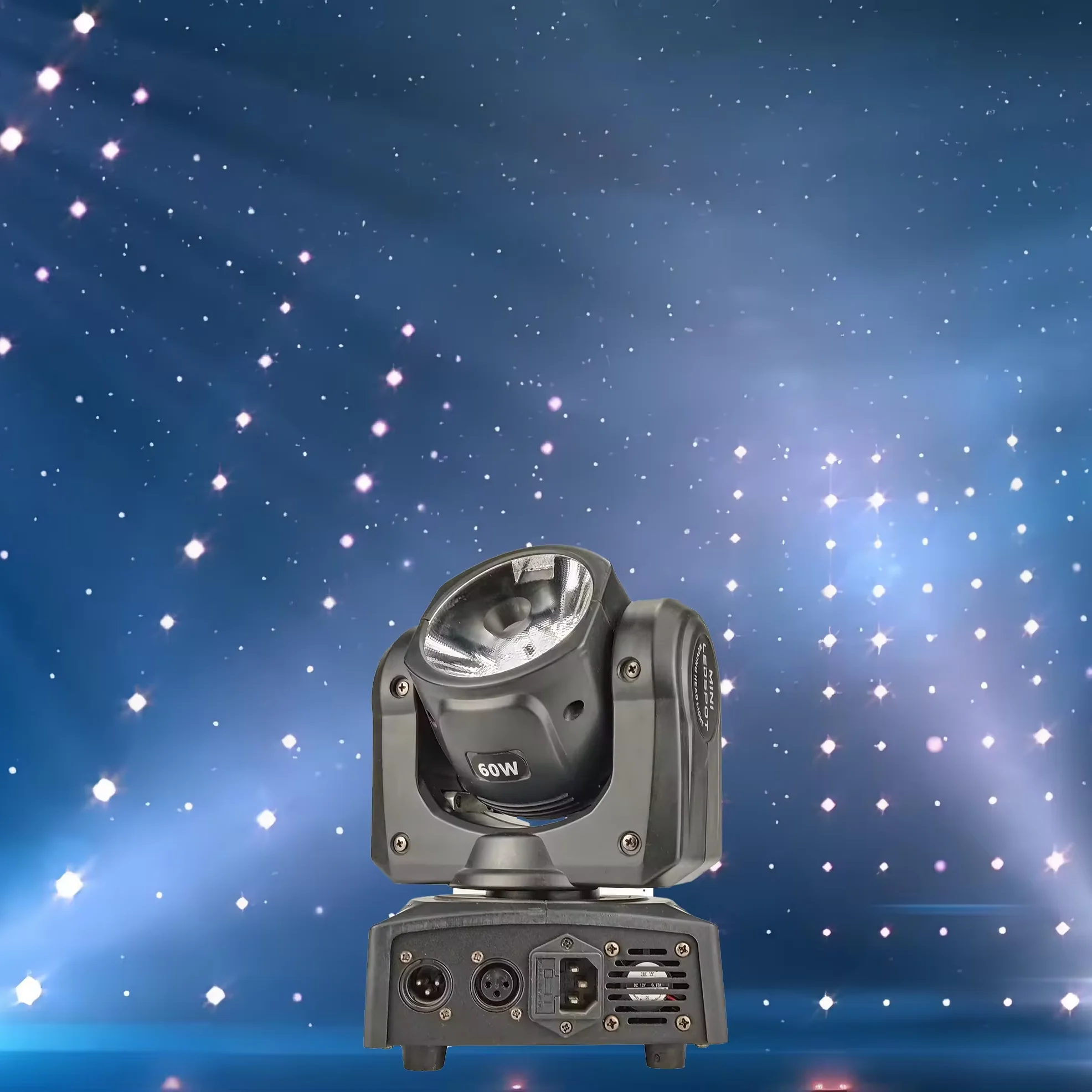 HR Moving Head 60W Beam Lights Lyre RGBW Projector High Brightness LED 60W Spot DMX Lights for Party Club DJ Dance Christmas 90