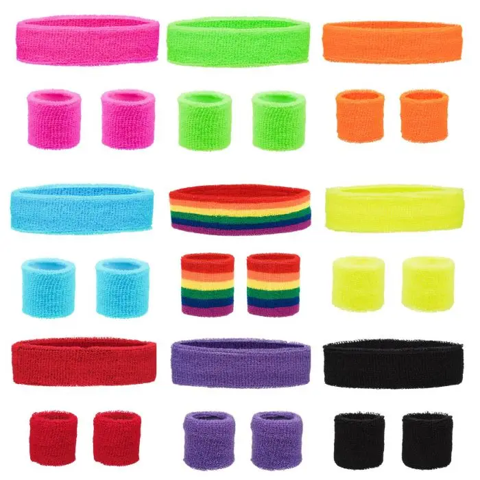 custom wristband hand sweatband sports  cotton wristband for popular gift