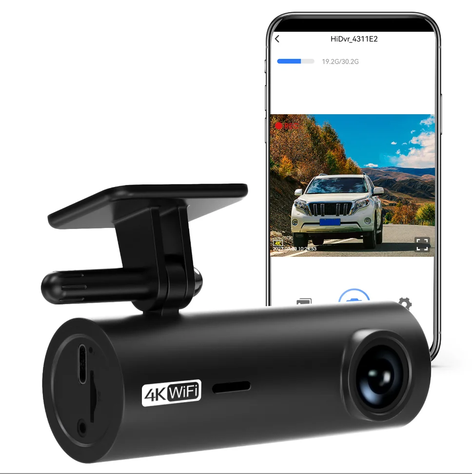 Dash Cam Video Recording Driver Car Black Box with QHD 1296P Night Vision 24H Parking Mode and WiFi App Control Dashcam Car DVR