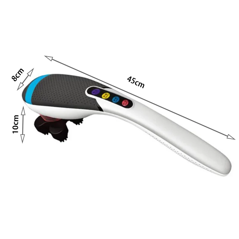 Portable Electric Body Massager Machine Dolphin Infrared Hammer Vibrating Back Handheld Vibrating Massager