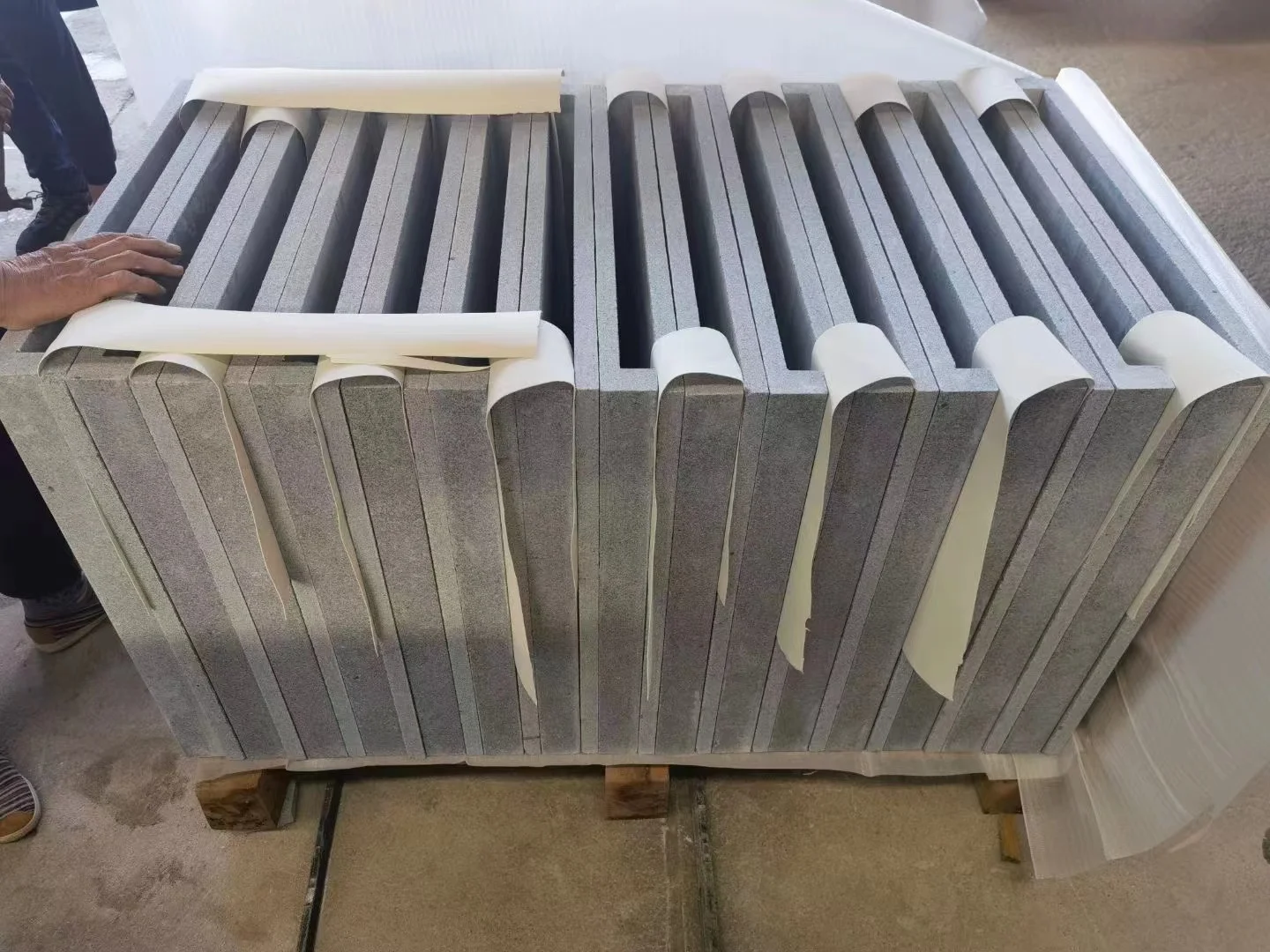 Pool coping stone G633 grey granite swimming paving Slab