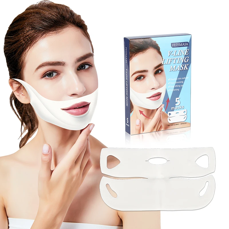 Private Label Lifting Face Shape Facial Slimming Skin Care Double Chin Reducer V Line Mask