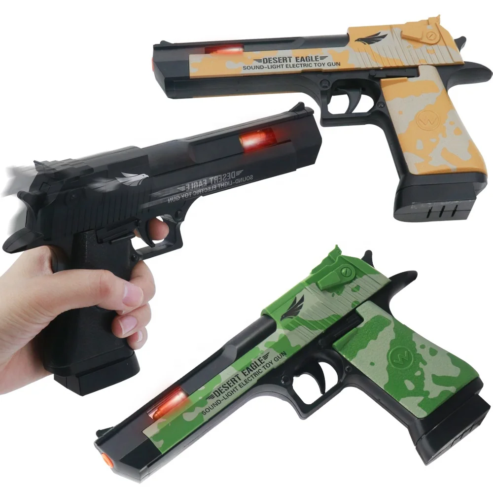 Высококачественный электрический пистолет Qilong игрушка 2022 новая камуфляжная имитация проекции со звуком и светом детский игрушечный для