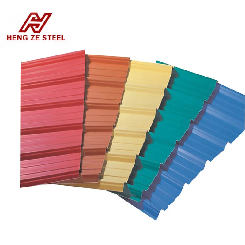Hot Sale high quality Aluminium Zinc 18 Gauge Galvalume Colour Coated Corrugated iron sheet Galvanized Roofing Sheet