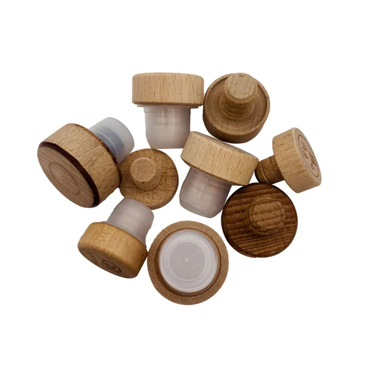 food grade high quality wine cork stopper wine conical cork bottle stopper bamboo tube manual stainless steel corkers wine corki