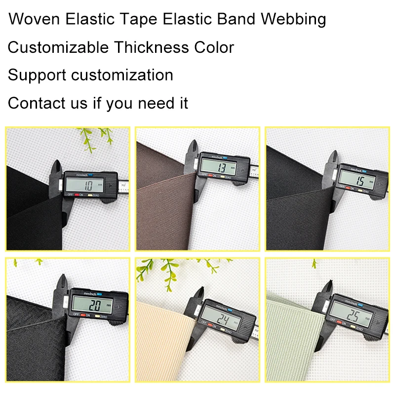 Gacent Factory Custom Stretch Knitted Super Wide Elastic Polyester Spandex Webbing for Women Shoes & Sports Pants