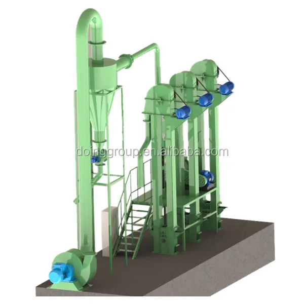 Palm kernel oil extraction machine palm kernel shell crusher palm kernel shell separator machine for Africa Indonesia
