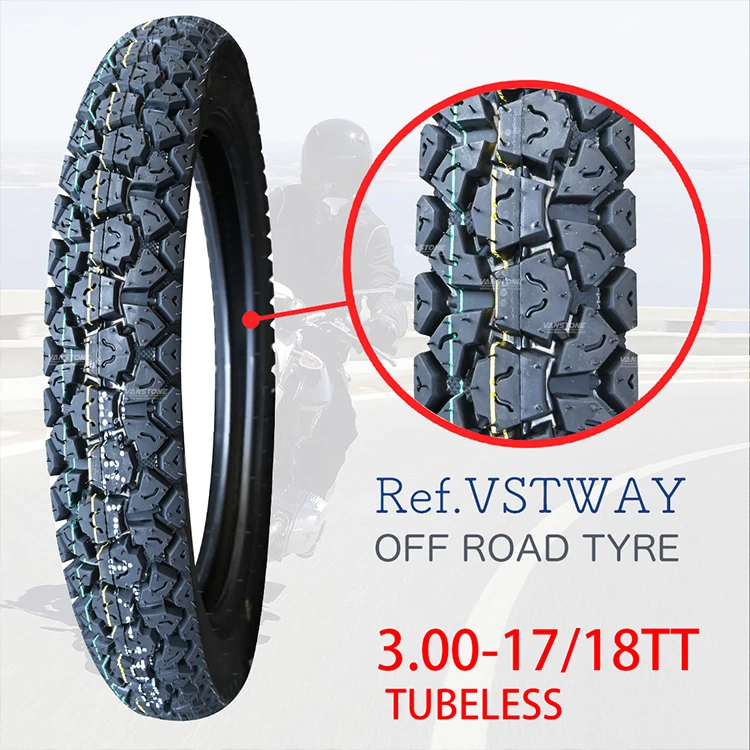Amazon Hot Selling Tubeless Tires Natural Rubber Multiple Size Motorcycle Tires 410-18