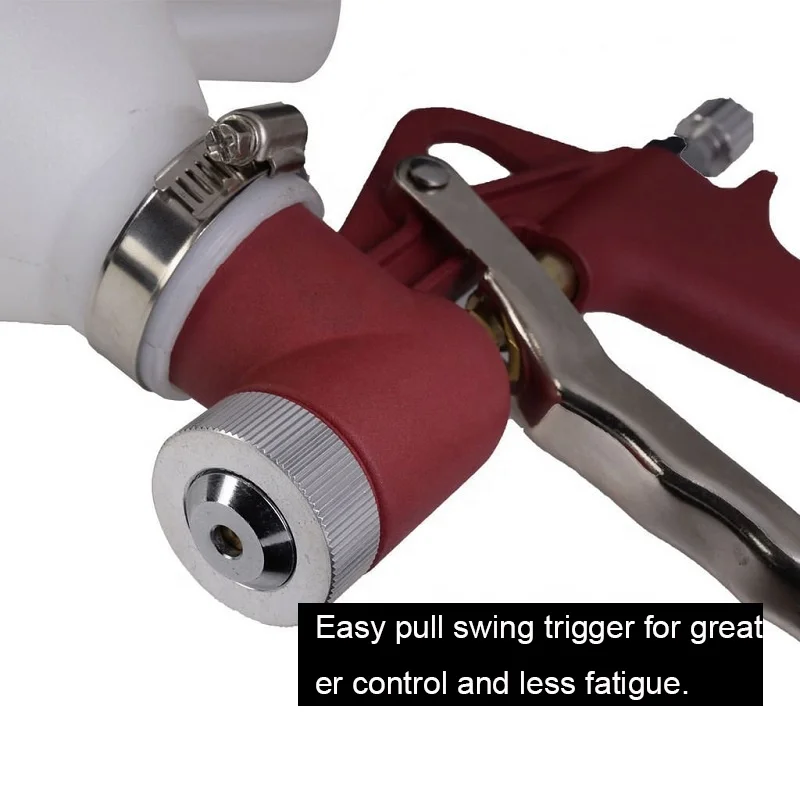 Plastic cup Air Hopper Spray Gun 1.45 Gallon Ceiling Wall Texture Paint Drywall Painting Sprayer B002