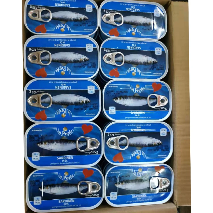 Wholesale Top Grade Canned Sardin in Oil Canned Sardines Manufacturers Tinned Fish