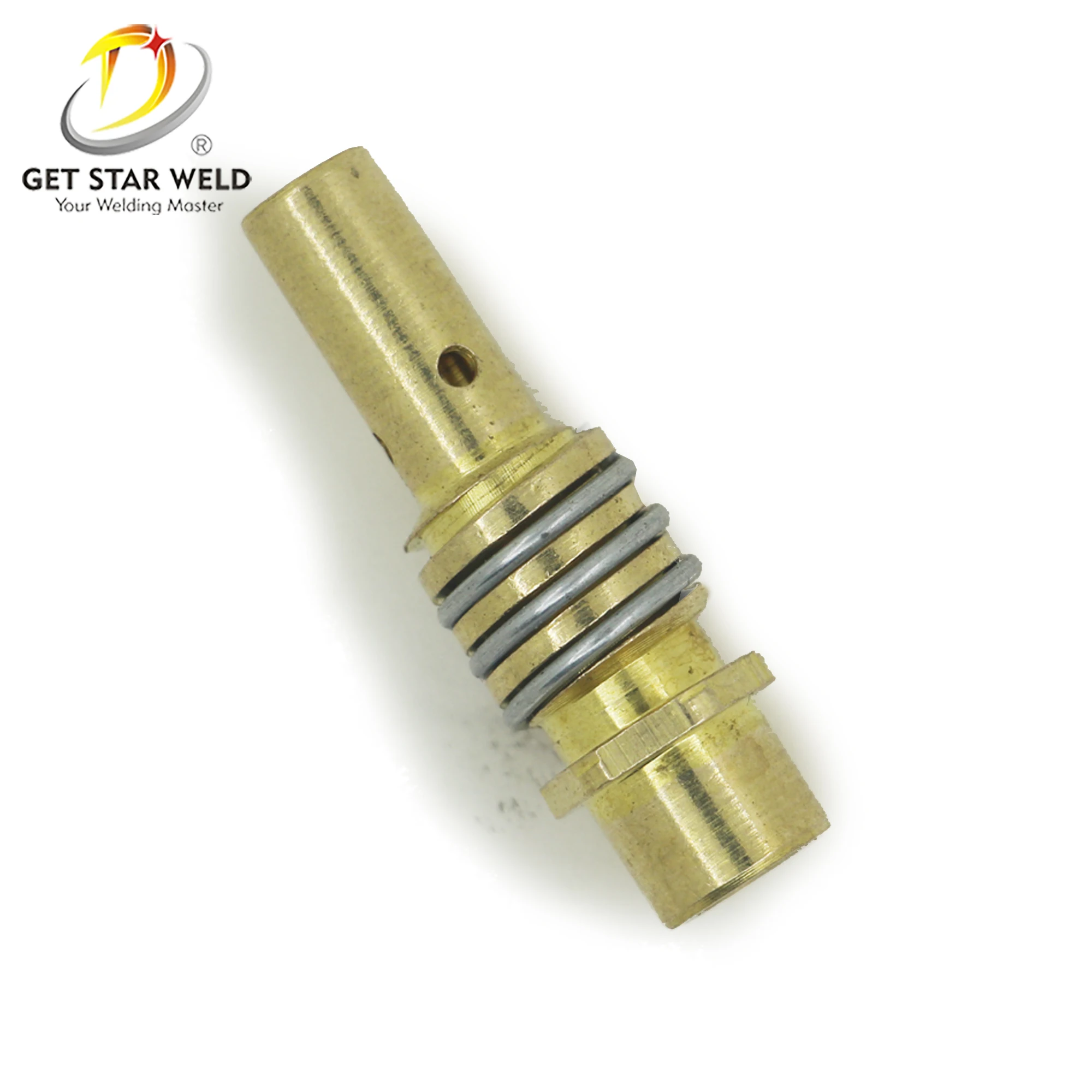 Get Star Weld mig welding gas accessories,brass binzel welding tip holder,15ak copper contact tip holder