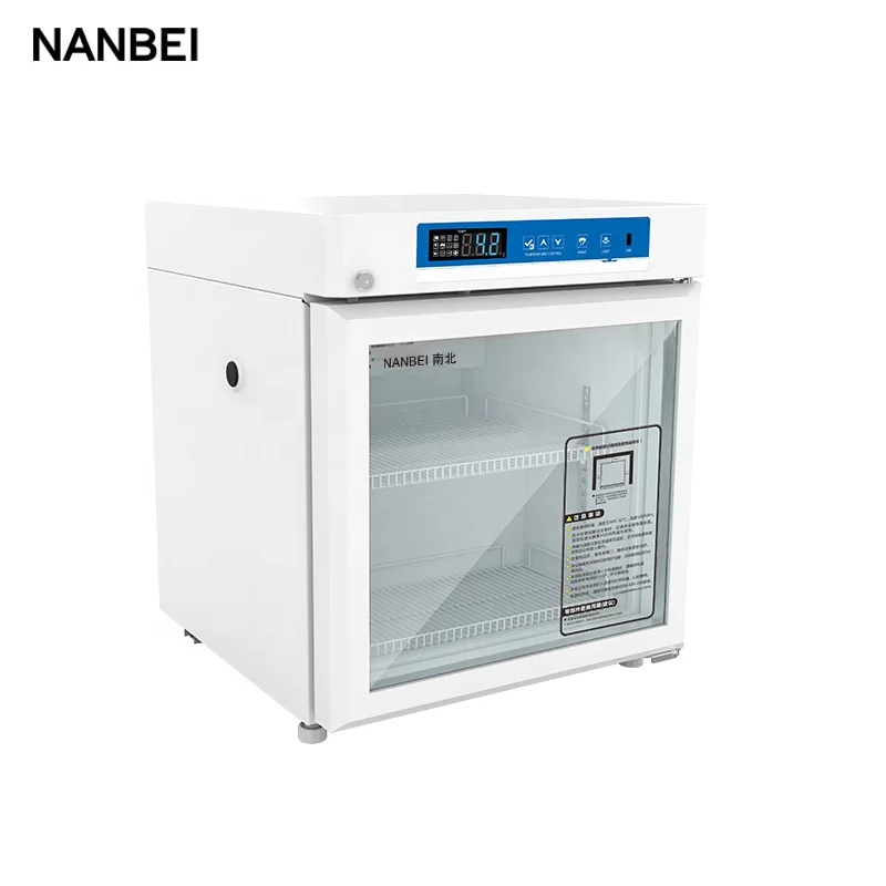 Cryogenic Equipments Glass Door Lab Hospital Pharmaceutical Medical Vaccine Refrigerator