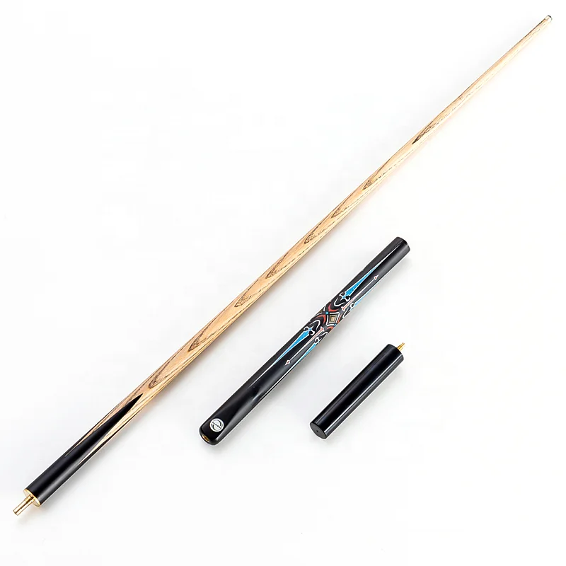 Wholesale 10mm-Tip 3/4 Split Billiard Cue Stick with extension handle screw hole Cost-effective Ash Wood Pool Snooker Cue