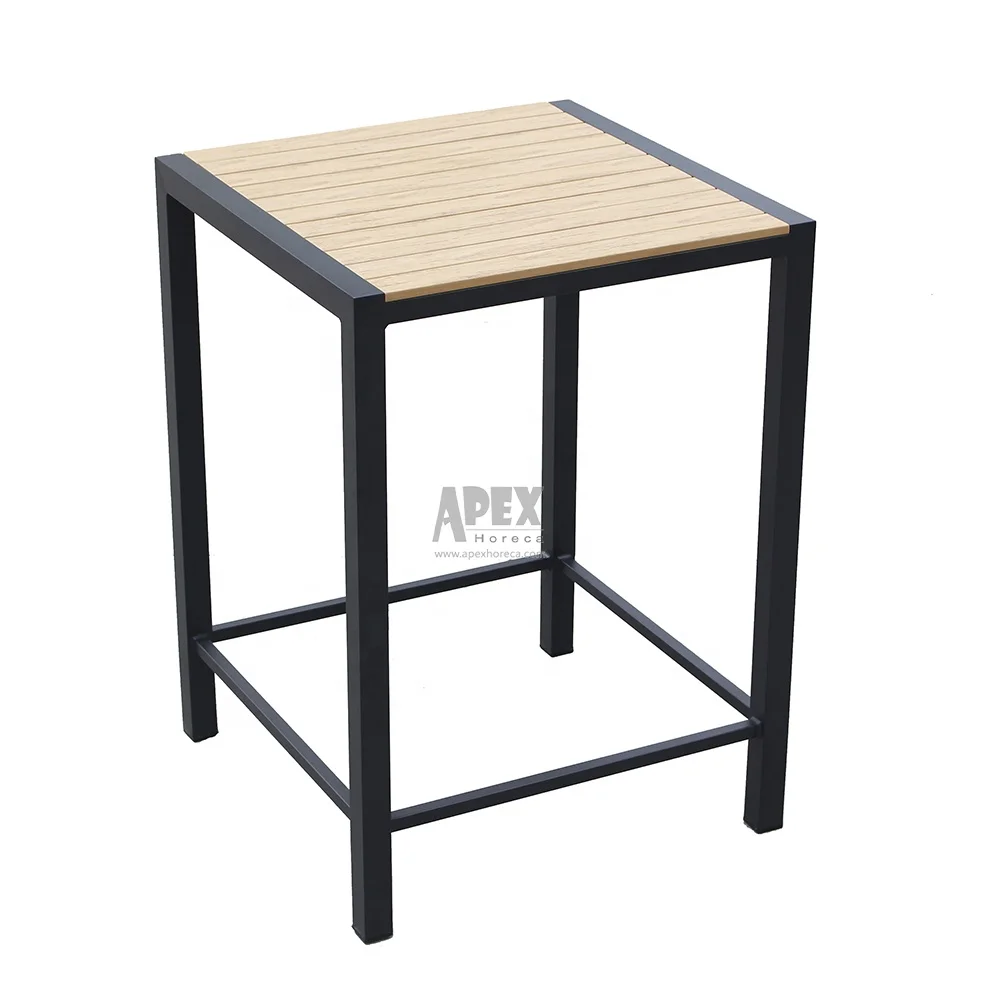 High Industrial Bar Dining Table Set Tall Counter Height Bar Table with 4 Bar Stools