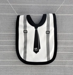 New Arrival Factory Supplied  Boutique Cotton Gentleman Baby Boy Bibs