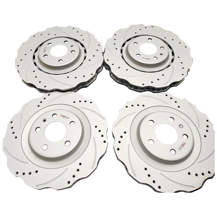 
Front Alxe Oe 402064ba0a Factory Wavy High-carbon Ceramic Auto Plate Rotor Brake Disc 