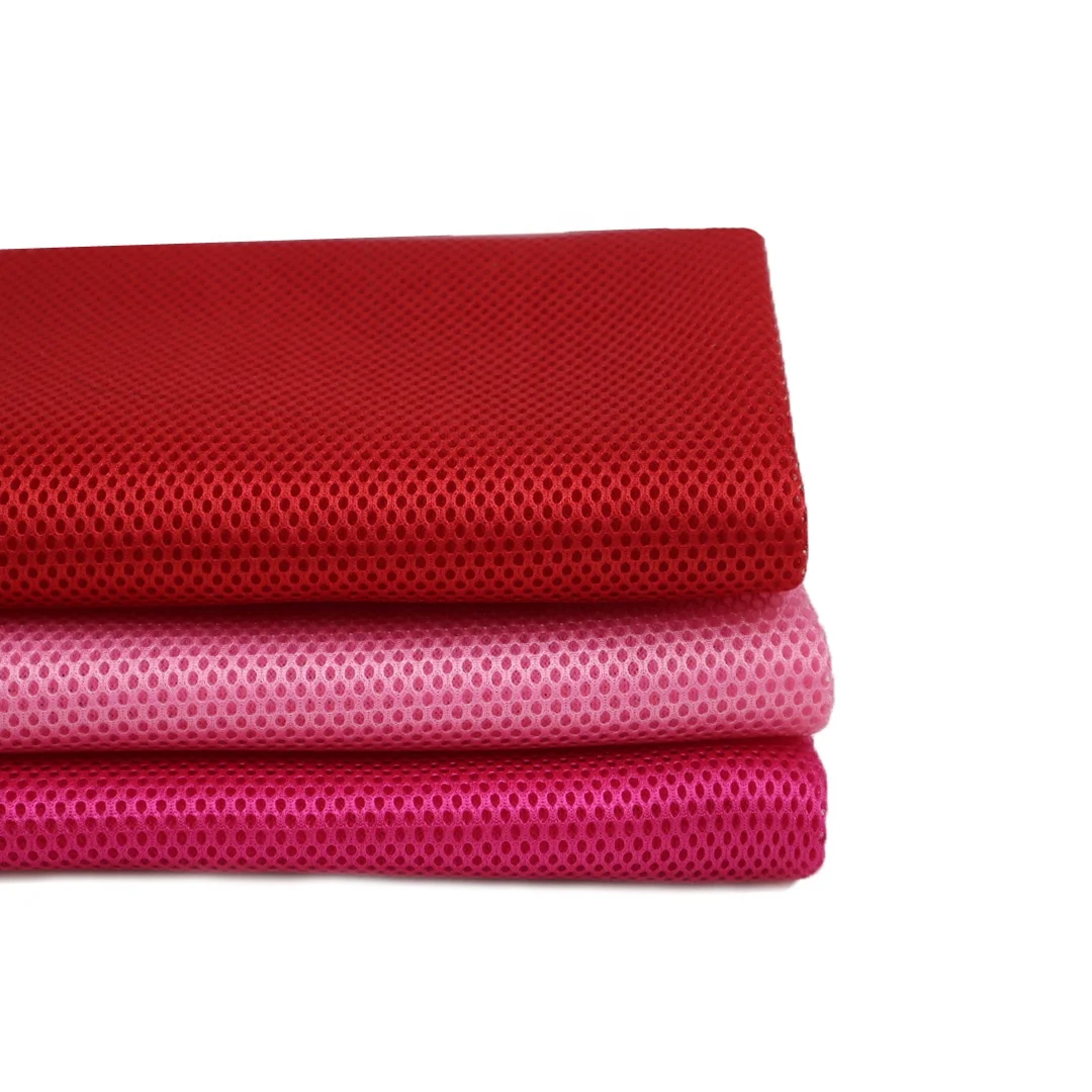 Manufacturers sell 100% polyester sandwich mesh fabric, home textiles, bags, shoes and other knitted fabrics