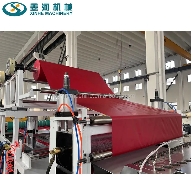 1220mm 450~550kg/h Single layer tile PVC roof tile making machine