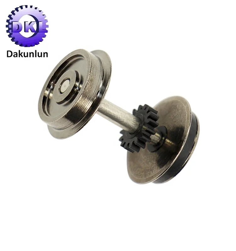 Customizable Model Ho Scale Train Wheels For Toy With POM Gear