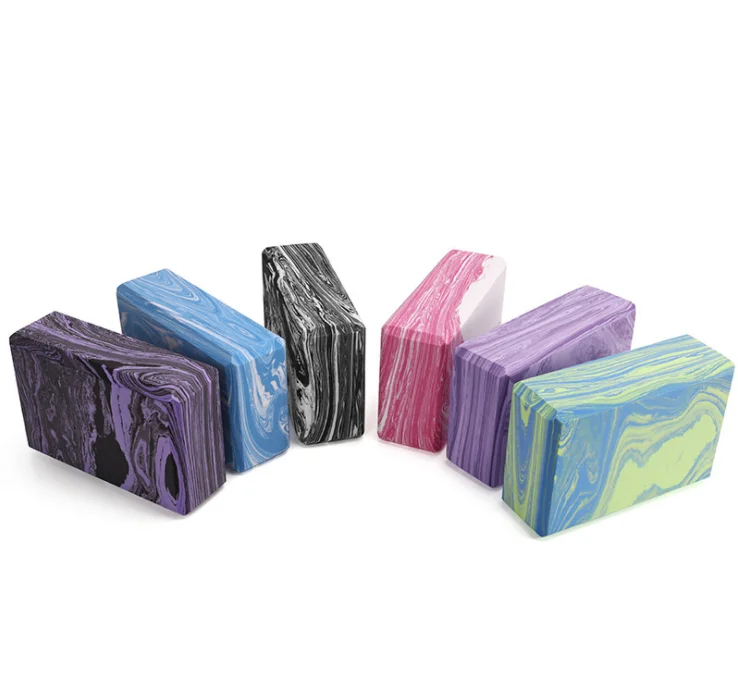 
2021 Custom Logo Printed Fitness Yoga Brick Wholesale eva yoga block brick thicken exercise pilates fitness 