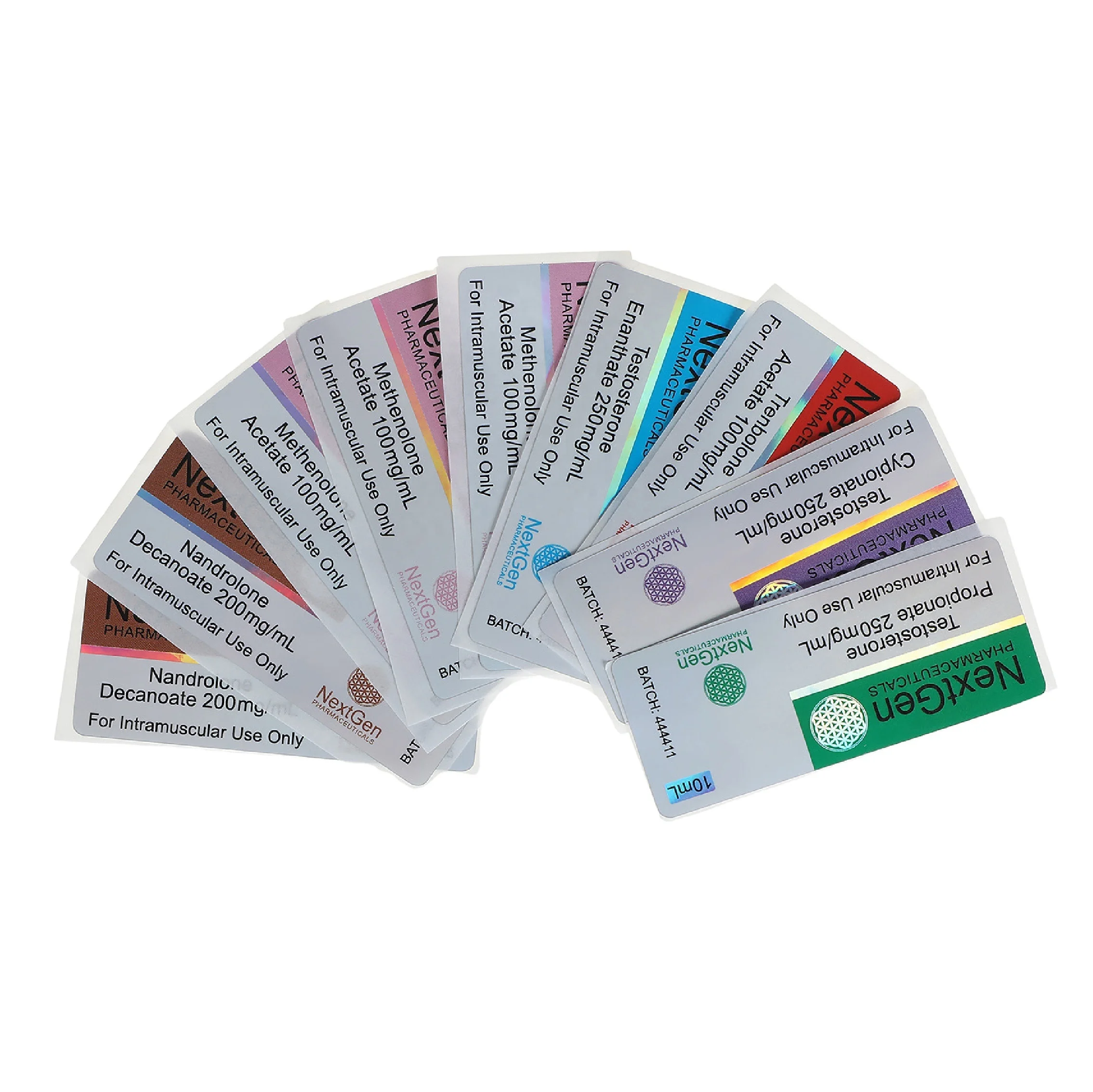 hologram machine pharmaceutical vial label sticker for medicine