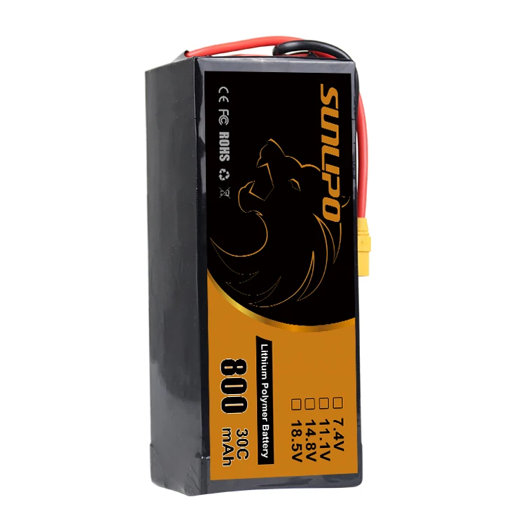 Sunlipo 800mAh 30 C 7.4V 11.1V 14.8V 2S 3S 4S With XT30 Plug Lipo Battery For Mini Drone Racing Quadcopter Dron UAV RC Car FPV