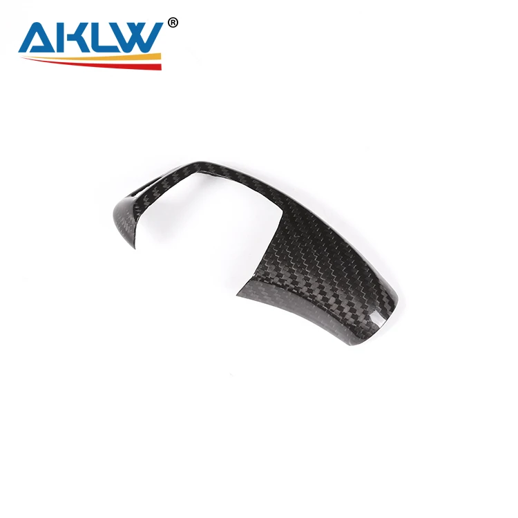 Fit for BMW F20 F22 F30 F31 F34 F35 F10 F03 F07 F15 F16 Real Carbon Fiber Interior Accessories Gear Shift Knob Head Trim Cover