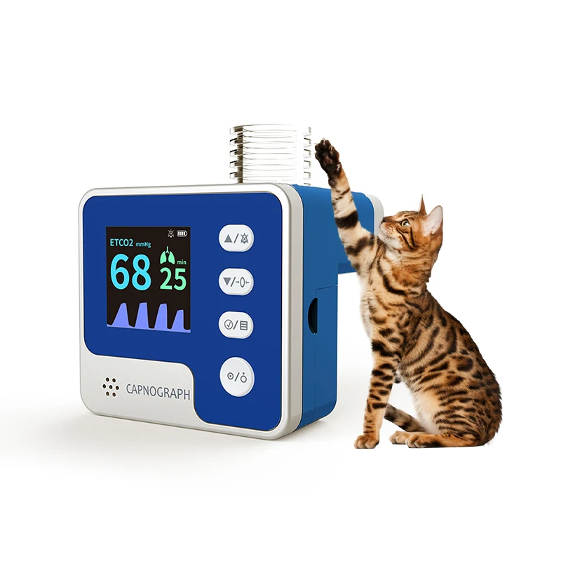 CONTEC CA10M-VET ветеринарный жизненных функций пациента монитор капнограф портативный etco2