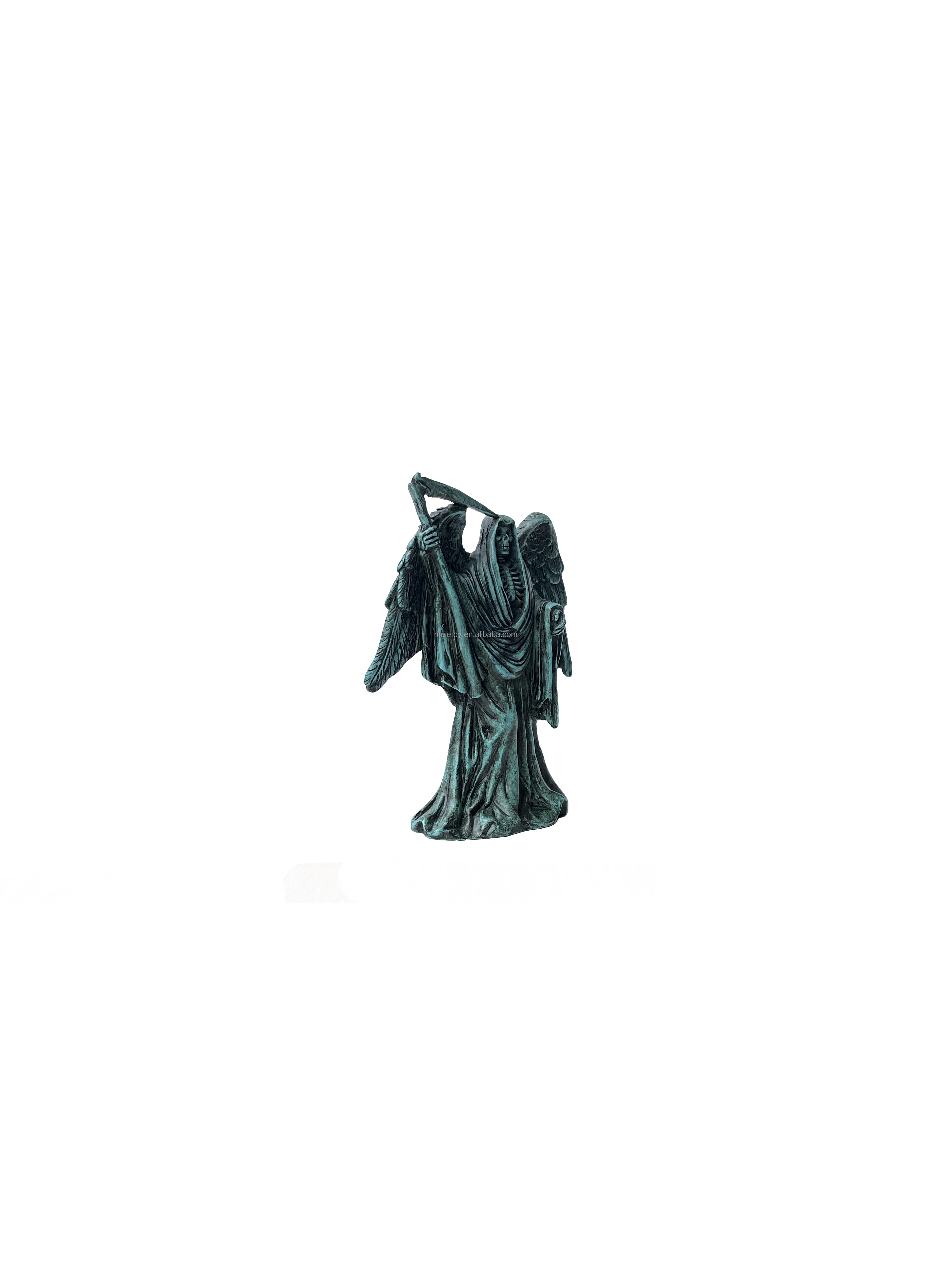 Mini Tomb Reaper Statue Sculpture Resin Reaper Figurine for Collection