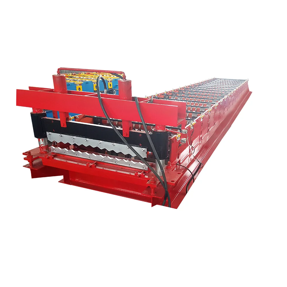 High Quality Corrugated Iron Roof Sheet Metal Zinc Roofing Roll Forming Machine For Sale Tile Making Machine