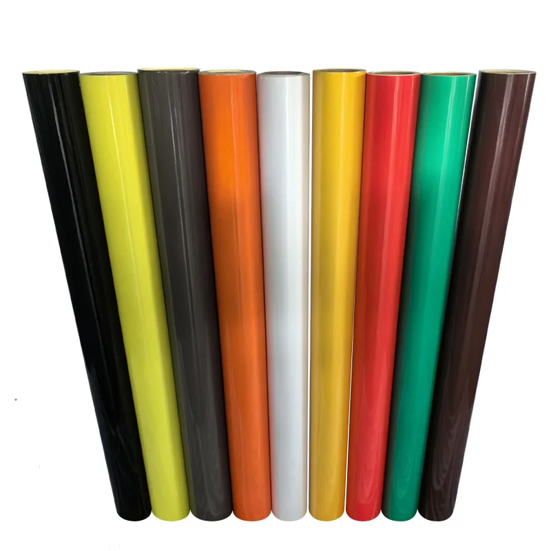 5200 Glass Beads High Visibility Reflective Vinyl Retro-Reflective Road Sign EGP Tape PET Reflective Vinyl Stickers With Seam
