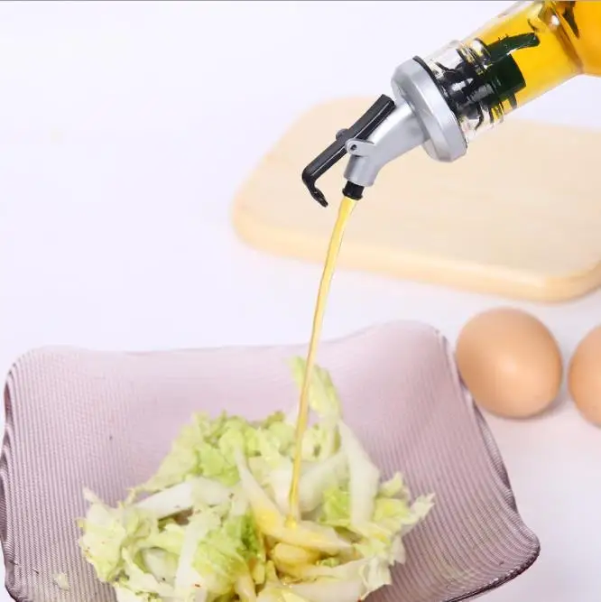 Оптовая продажа 500ml прозрачный кристалл Кухня Кулинария герметичные уксус маслораспределительное устройство стеклянная бутылка
