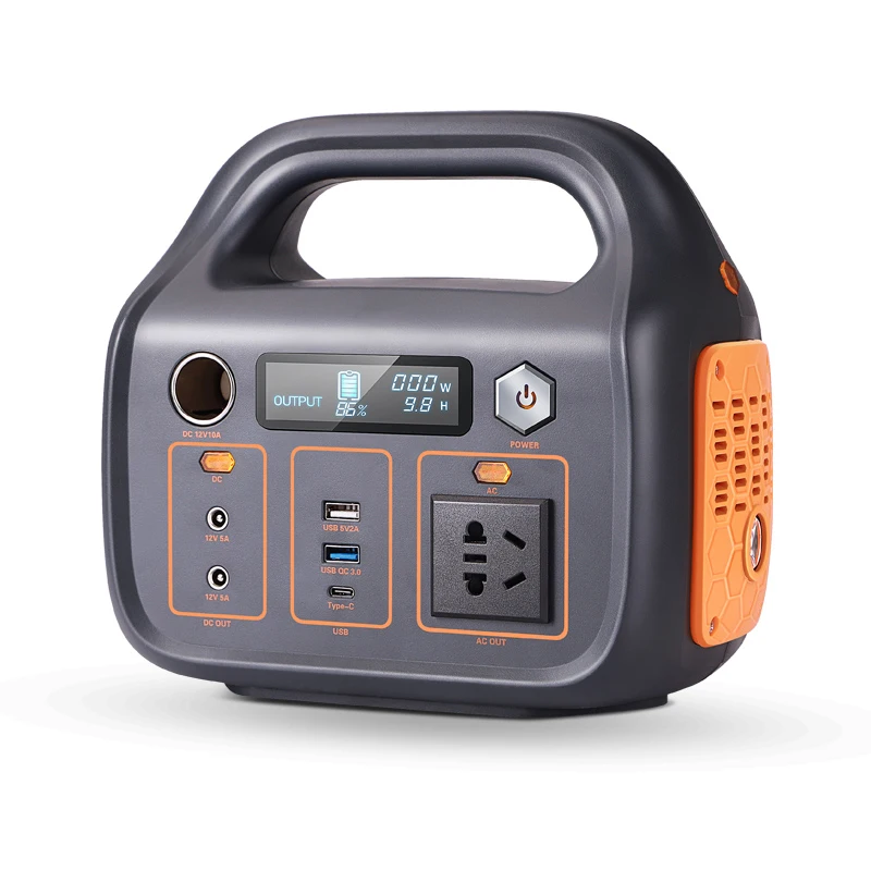 2023 Portable Energy Storage Lithium Battery Charger with 220V AC Output DC5V USB Power Bank