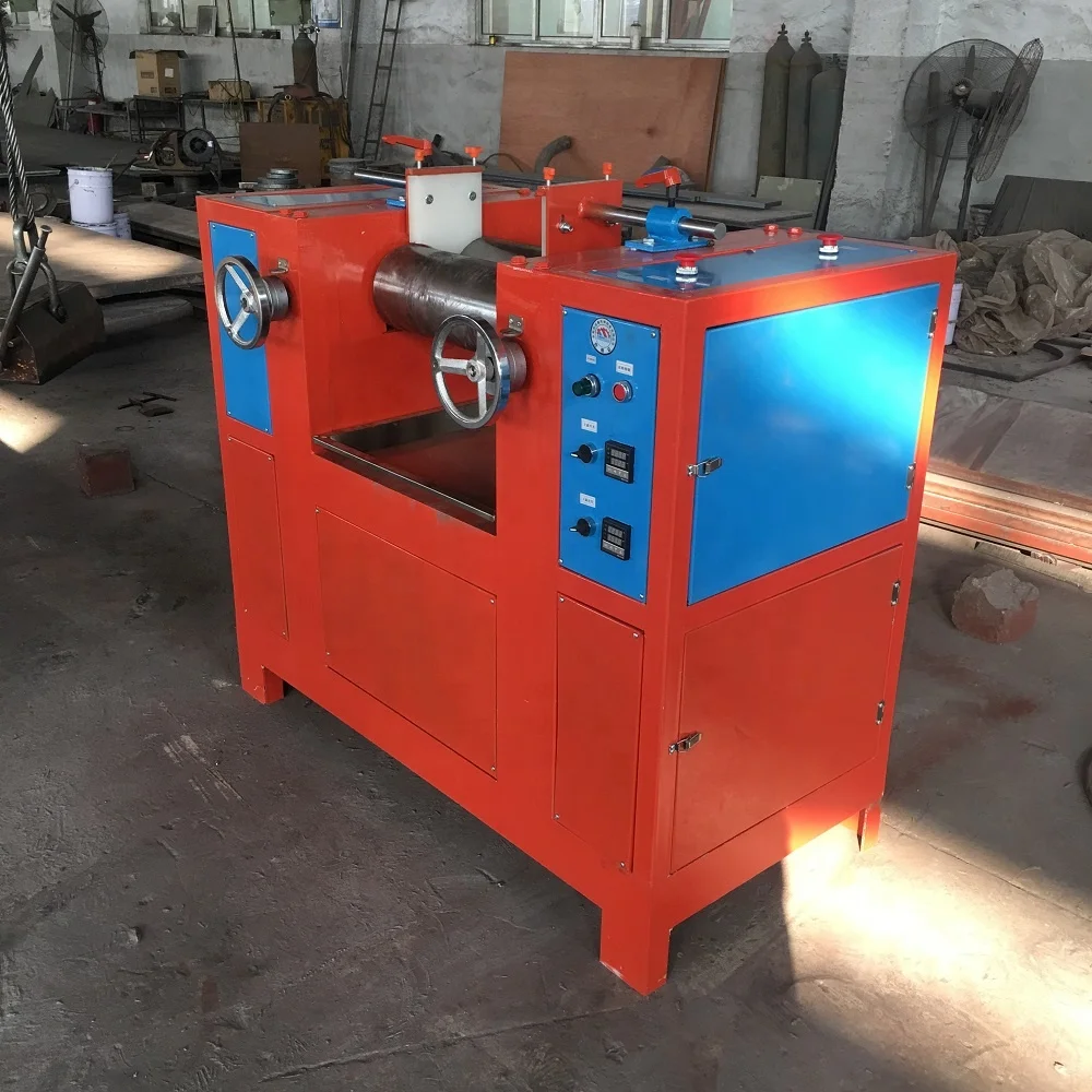 Two Roll Mill for Mixing Silicone Rubber / 6 Inch Open Mixing Mill for Lab / 6 Inch Rubber Mixing Machine