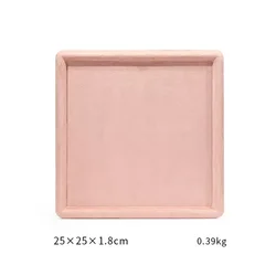 Custom logo Velvet suede Jewelry Trays Organizer Set Jewelry Storage Display Trays for ring bracelet