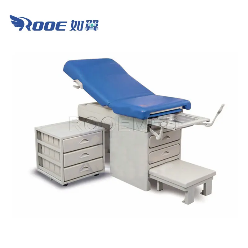 A-S106 Medical Gynecological Examination Chair Exam Table with Movable Side Cabinet