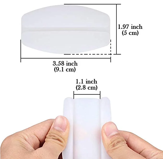 Custom Packaging Anti-Slip Shoulder Pads Strap Holder Cushions Silicone Bra Strap Cushion