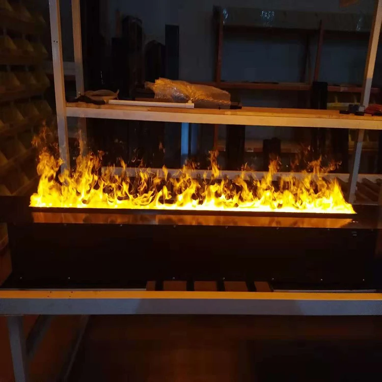 pretty good 1600mm length single color  water vapor steam fireplace with amazing realistic flame