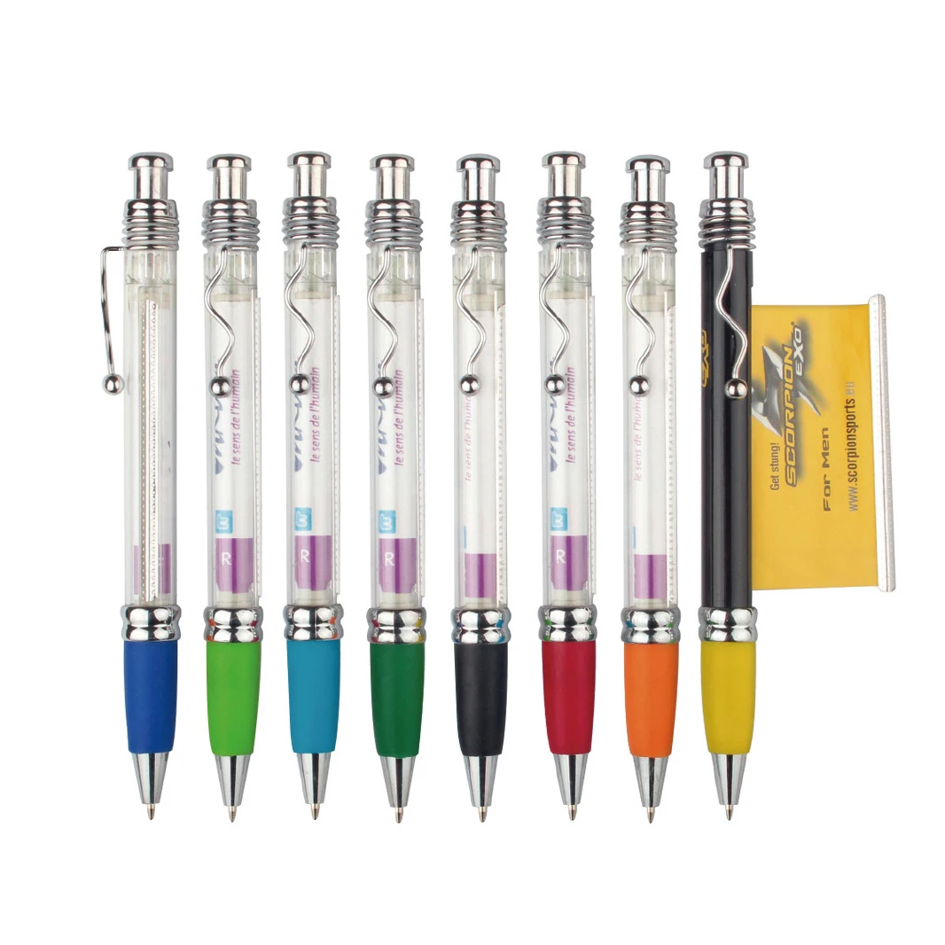 Custom logo Promotional Corporate Business Novelty Gifts Giveaways Plastic Drawing Marketing Advertising Banner Ballpoint Pens