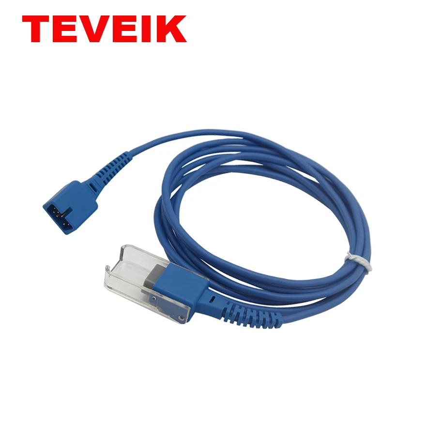 Compatible Shenzhen SpO2 Adapter Extension Cable EC-8, DB 7pin to DB9 female SpO2 Adapter Extension Cable